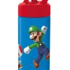 Trinkflasche "Super Mario" in Blau/ Rot - 410 ml
