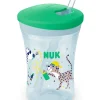 Trinklernbecher "Action Cup" in Grün/ Hellblau - 230 ml
