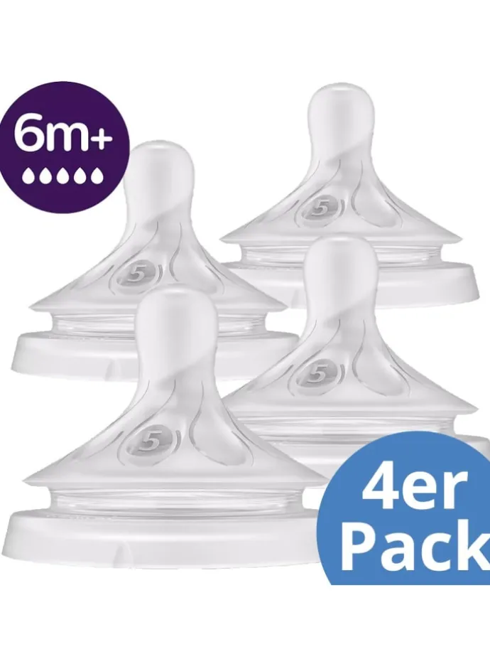 Trinksauger 4er Pack Natural Response - Silikon