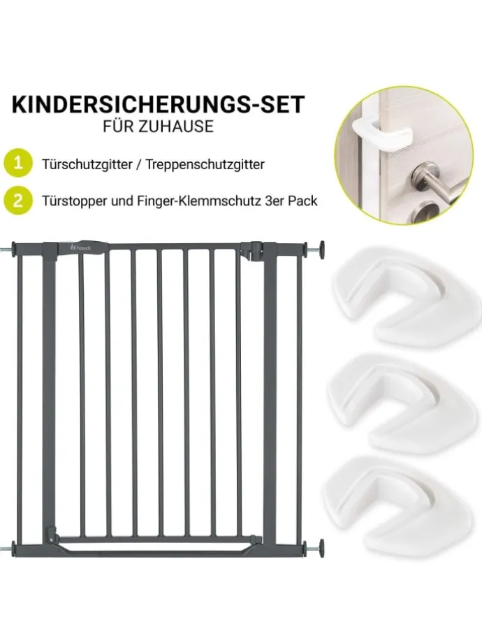 Türschutzgitter / Treppenschutzgitter Clear in grau