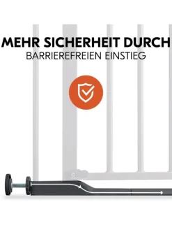Türschutzgitter / Treppenschutzgitter Clear in grau