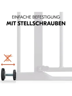 Türschutzgitter / Treppenschutzgitter Clear in grau