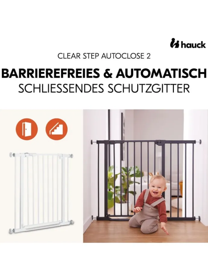 Türschutzgitter Clear Step Autoclose 2 + in weiss