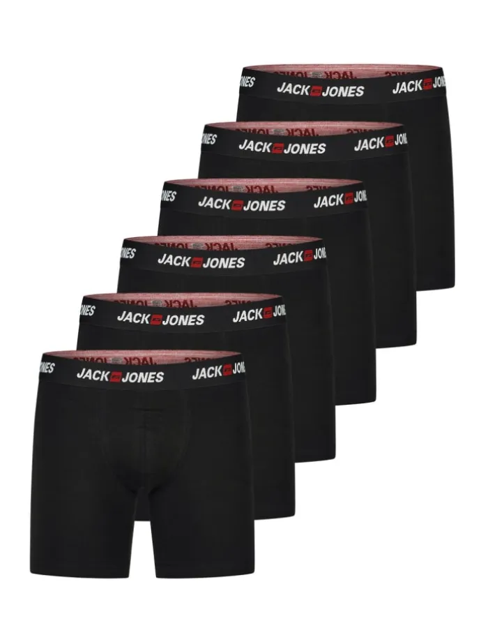 Trunk JACCORP LOGO BOXER BRIEFS 6 regular/straight in Schwarz