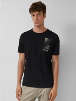 T-Shirt in 99D2_schwarz