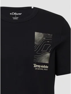 T-Shirt in 99D2_schwarz
