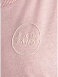 T-Shirt in rosé meliert