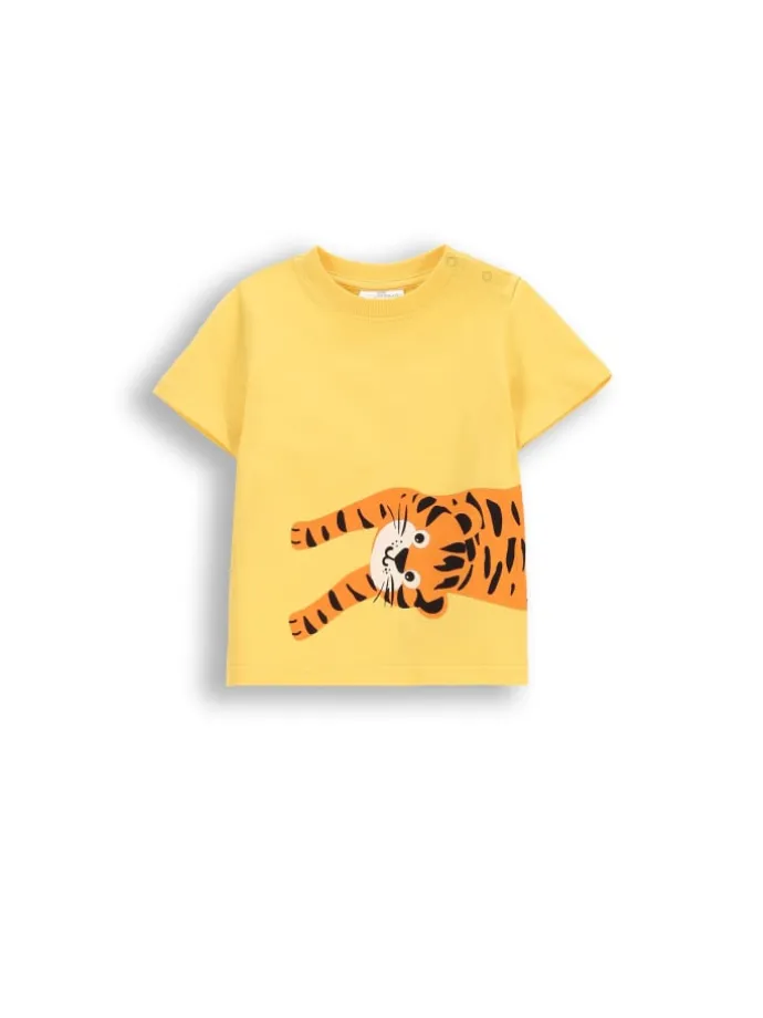 T-Shirt mit kurzem Ärmel in gelb