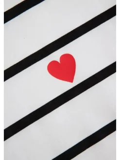 T-Shirt mit kurzen Ärmeln in schwarz
