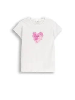 T-shirt mit kurzen Ärmeln in weiß