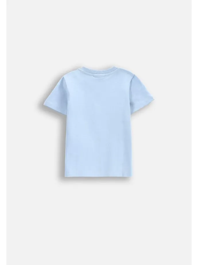 T-Shirt mit kurzen Ärmeln in blau