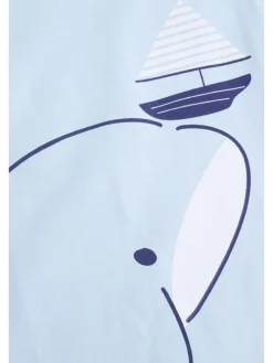 T-Shirt mit kurzen Ärmeln in blau