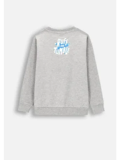 T-Shirt mit langen Ärmeln in grau