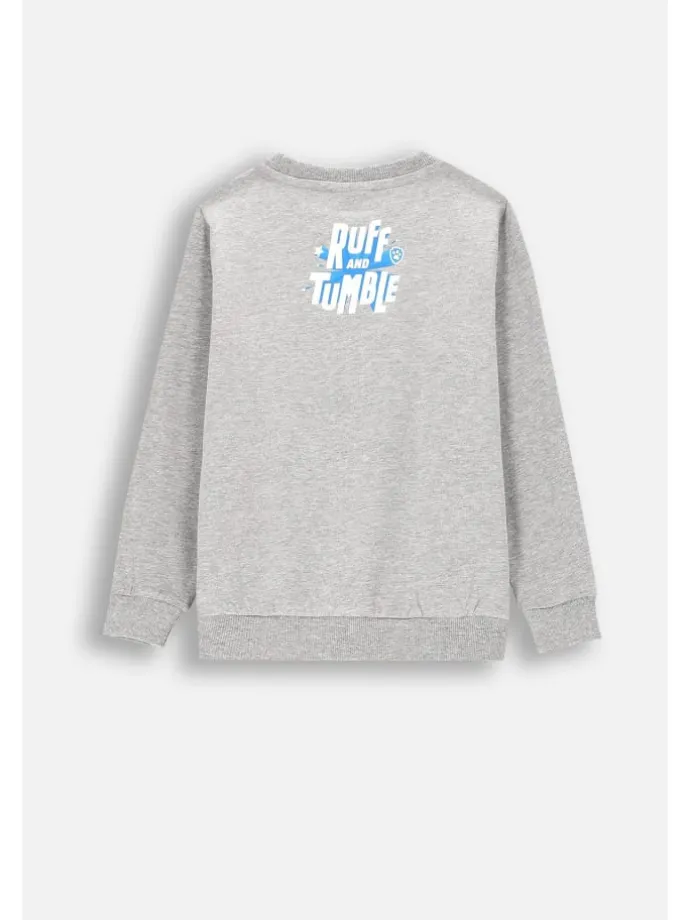 T-Shirt mit langen Ärmeln in grau