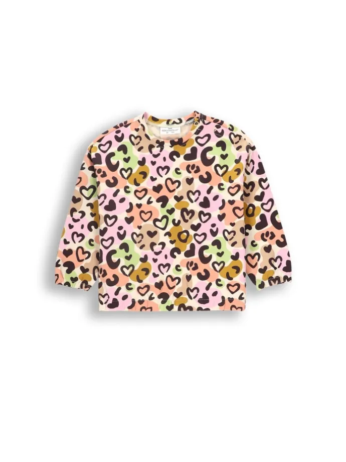 T-Shirt mit langen Ärmeln in bunt
