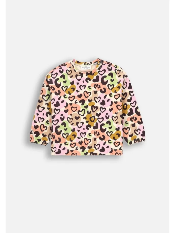T-Shirt mit langen Ärmeln in bunt