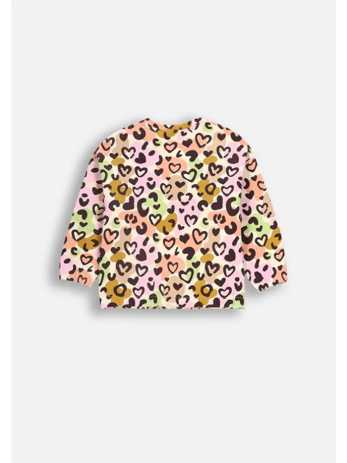 T-Shirt mit langen Ärmeln in bunt