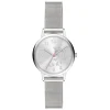 Uhr The Cool Mesh Silver Butterfly in silber