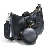 Umhängetasche "Tabby" in Schwarz - (B)22 x (H)11,5 x (T)5,5 cm