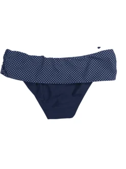 Umstandsbademode AVA_blue Bikinislip für Schwangere Dunkelblau Pünktchen