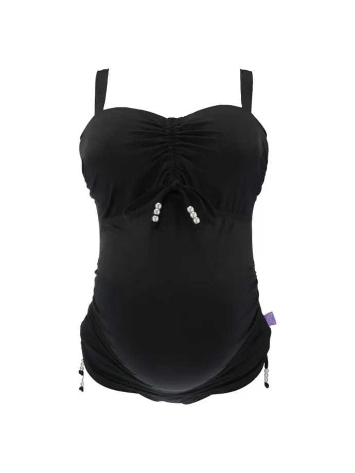 Umstandsbademode CAMERON schwarz F/G-Cup Tankini