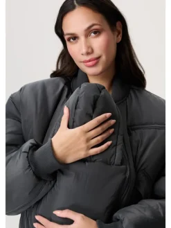 Umstandsjacke Winter Horten in Forged Iron