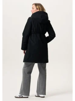 Umstandsjacke Winter Juva in Black