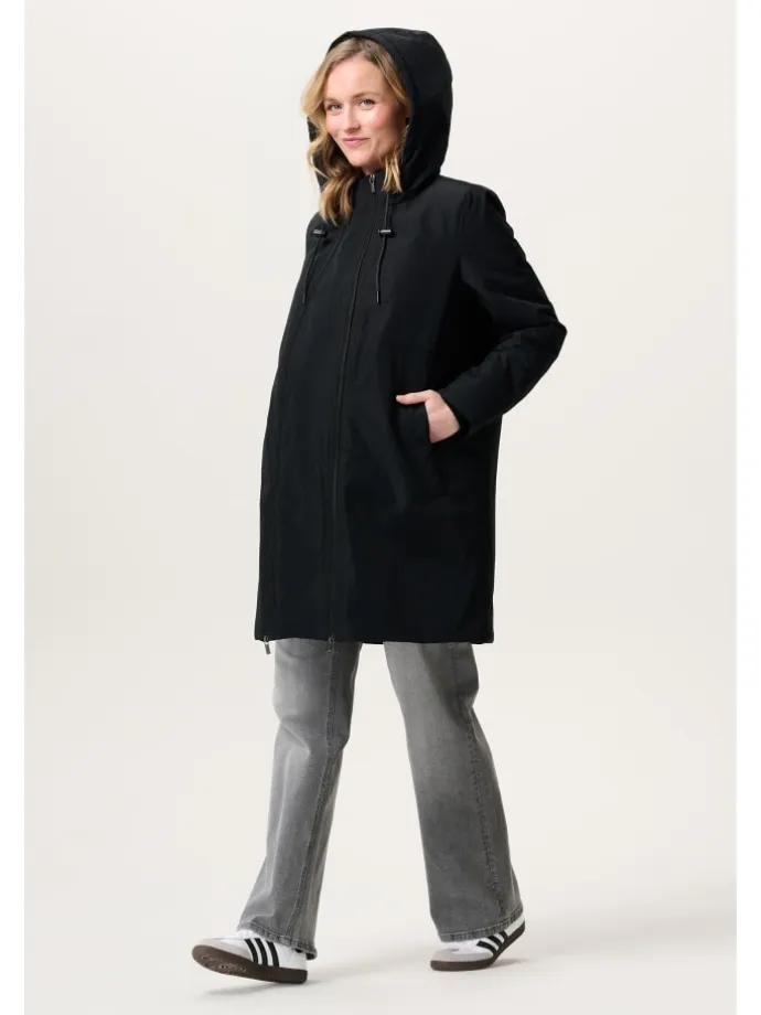 Umstandsjacke Winter Juva in Black