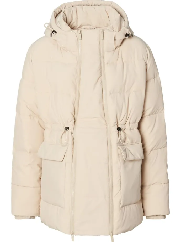 Umstandsjacke Winter Sauda in Light Sand