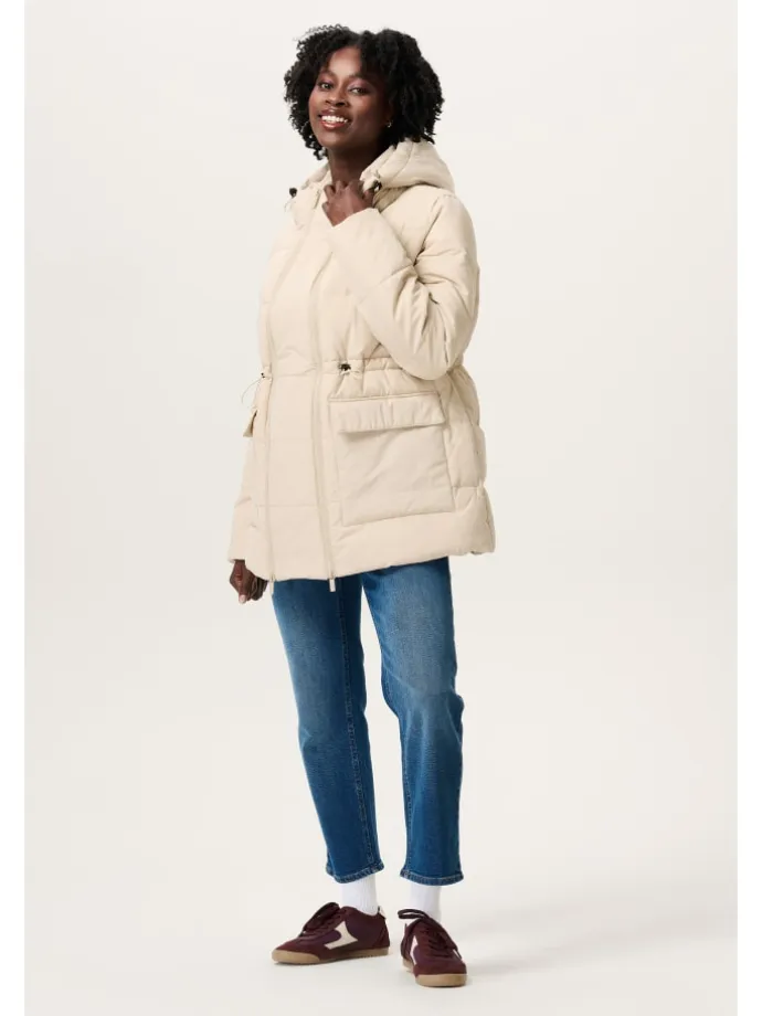 Umstandsjacke Winter Sauda in Light Sand