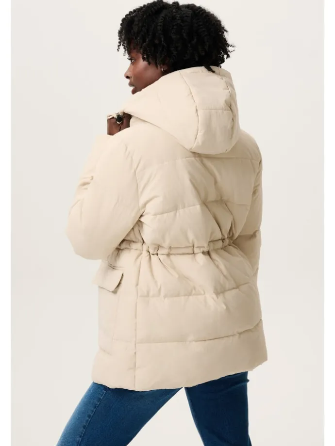 Umstandsjacke Winter Sauda in Light Sand