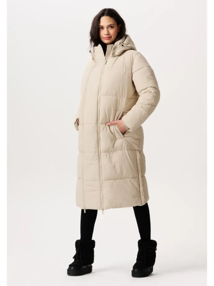 Umstandsjacke Winter Teavu in Light Sand