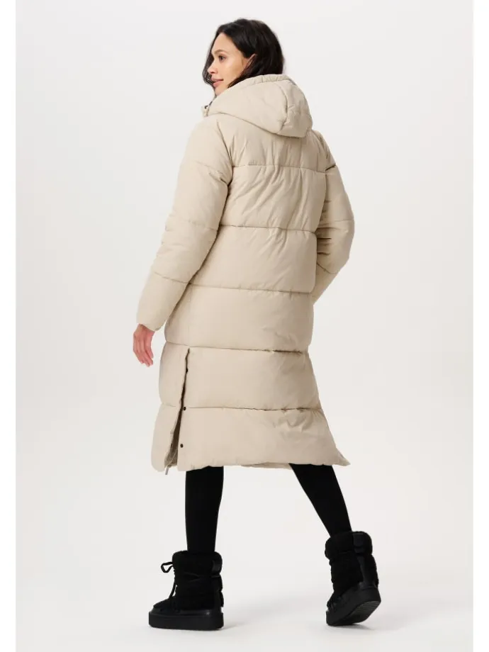 Umstandsjacke Winter Teavu in Light Sand