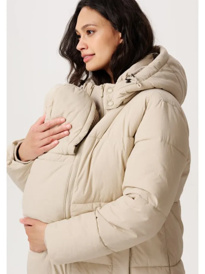Umstandsjacke Winter Teavu in Light Sand