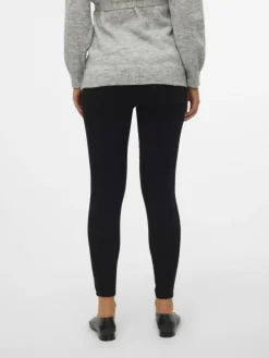 Umstandsjeans mit Slim Fit in Black Denim