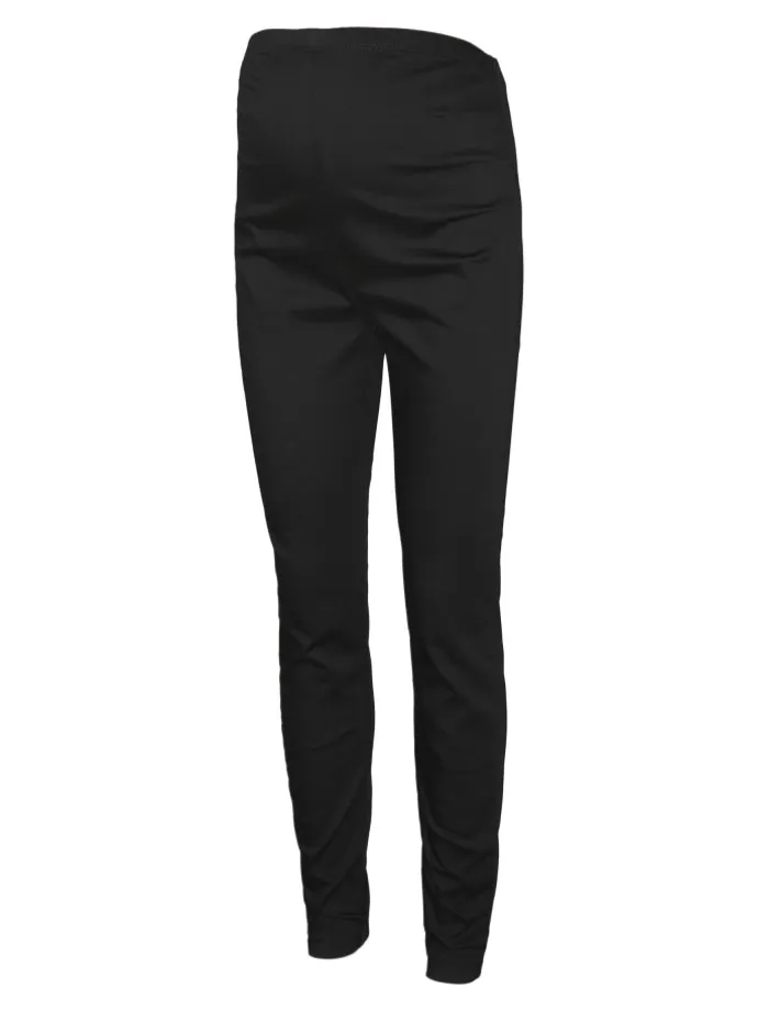 Umstandsjeans mit Slim Fit in Black