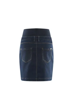 Umstandsjeansrock in Dunkelblau