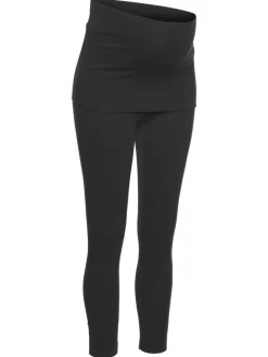 Umstandsleggings in schwarz
