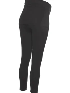 Umstandsleggings in schwarz