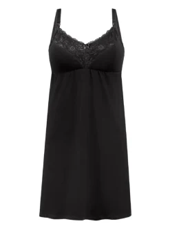 Umstandsnachthemd Mommy in schwarz