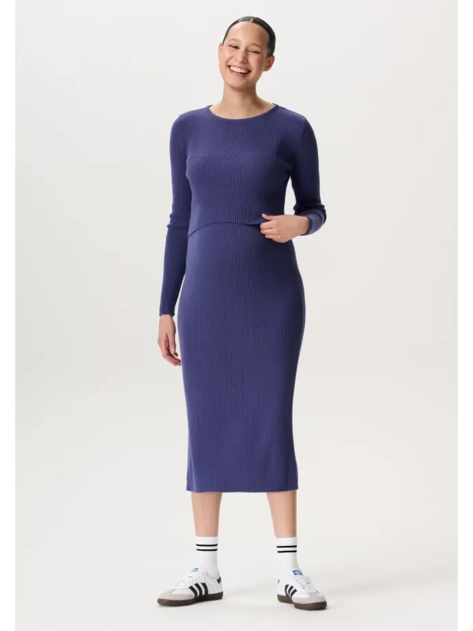 Umstandsrock Floro in Skipper Blue