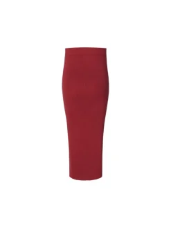Umstandsrock Over The Belly in Tibetan Red