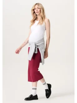 Umstandsrock Over The Belly in Tibetan Red