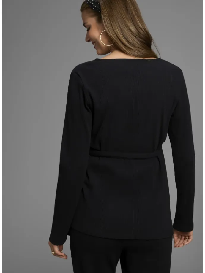 Umstandsshirt in schwarz