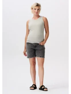 Umstandsshorts Jeans Jamie in Grey Denim