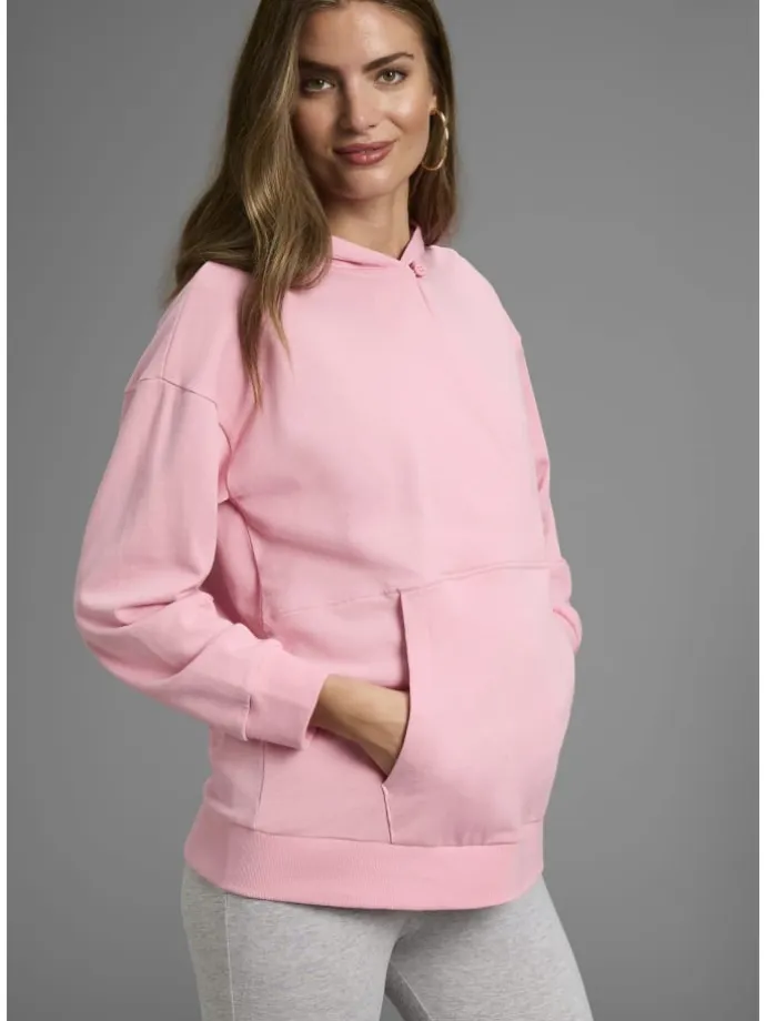 Umstandssweatshirt in rosa