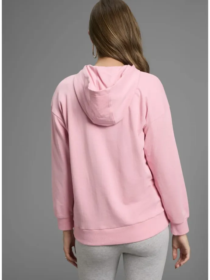 Umstandssweatshirt in rosa