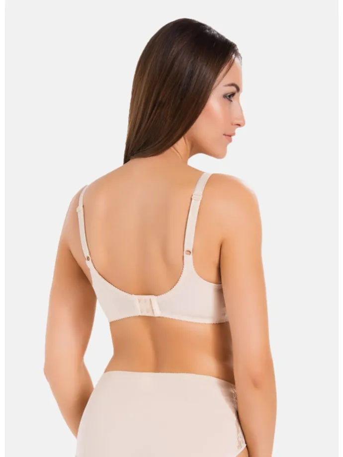 Ungepolsterter Still-BH mit Bügeln und Spitze Anastasia Mama in beige