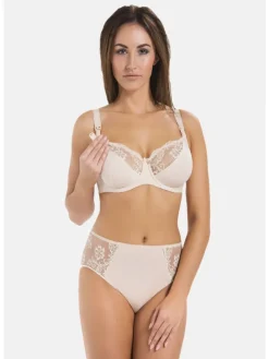 Ungepolsterter Still-BH mit Bügeln und Spitze Anastasia Mama in beige
