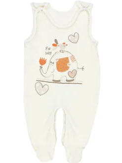 Unisex Baby Strampler mit Aufdruck 5er Set in rosa/weiß